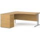 Maestro Corner Desk with Desk High Pedestal 